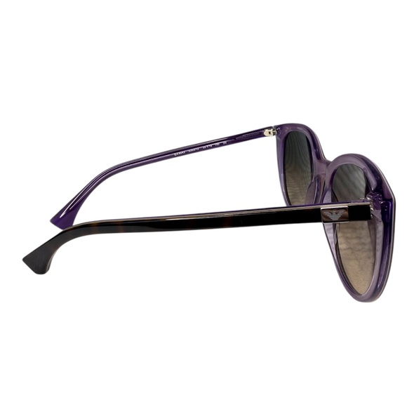 Emporio Armani Sunglasses EA 4043 Brown & Lilac Frame With Brown Gradient